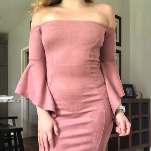 Pink Midi Dress